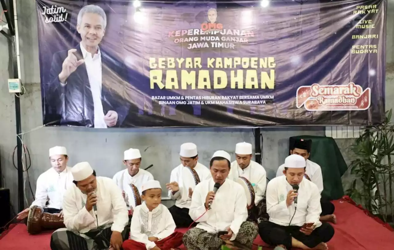 Gebyar Kampoeng Ramadan Ala Orang Muda Ganjar Jatim, Ada Pesta Rakyat Hingga Pentas Seni