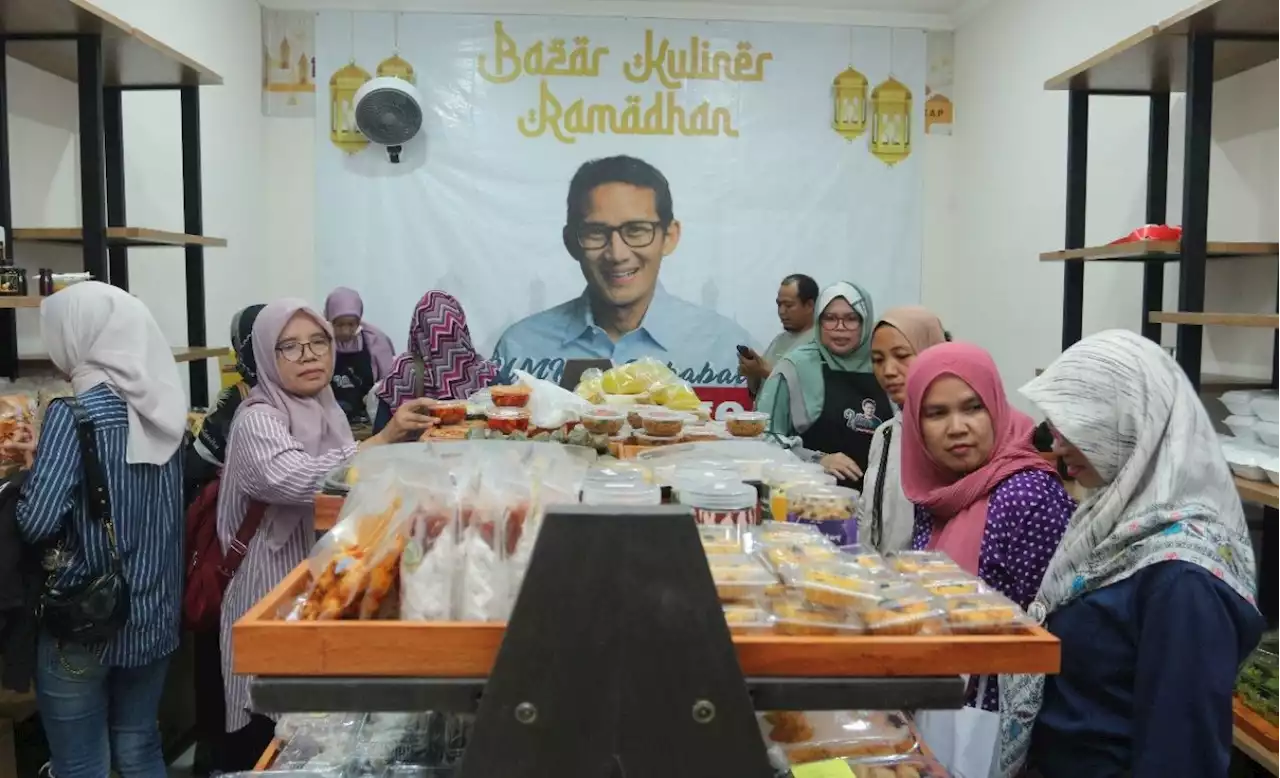 Gelar Bazar Kuliner Ramadan, Sahabat Sandi Uno Bantu Pemasaran Puluhan UMKM di Sukabumi