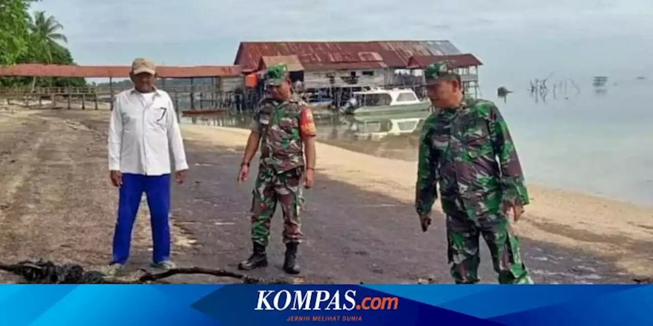 Lumpur Minyak Hitam Cemari Pantai di Bintan Kepri, Diduga Sengaja Dibuang