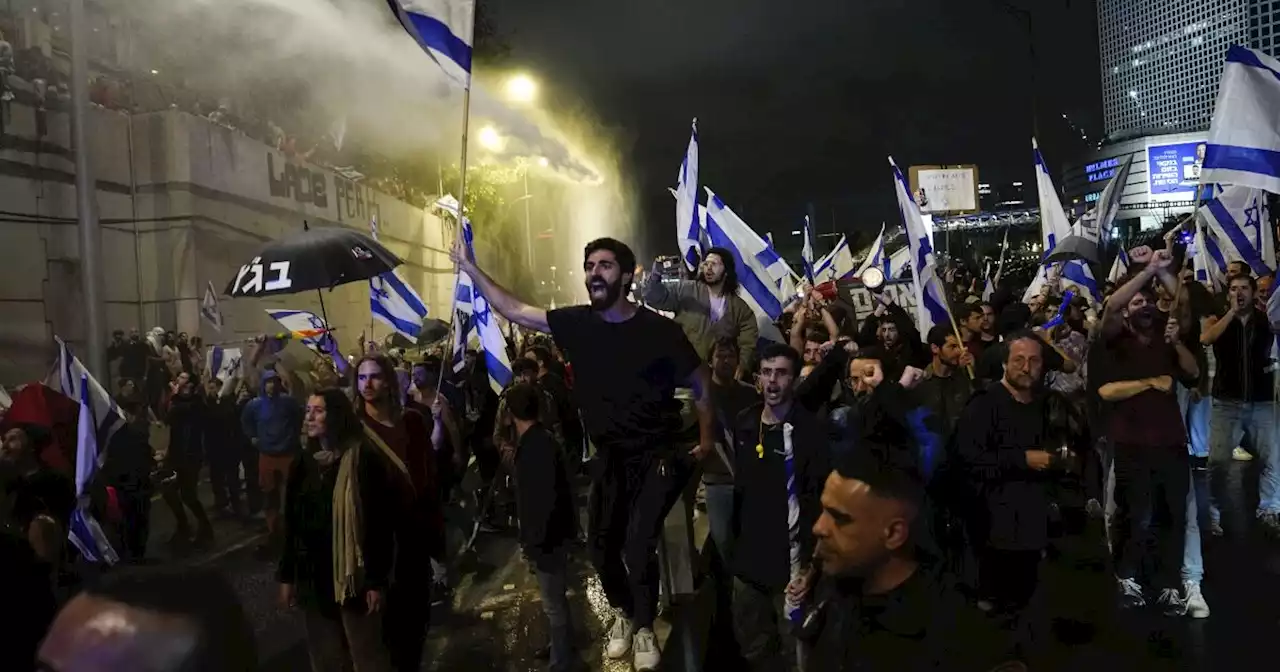 Mass protests across Israel after Netanyahu fires defense minister for urging halt to judicial overhaul