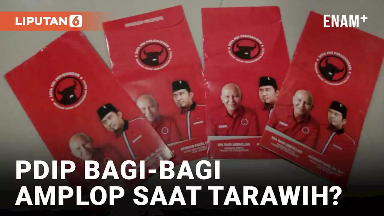 Kader PDIP Bagi-Bagi Amplop di Masjid, Berdalih Zakat Mal