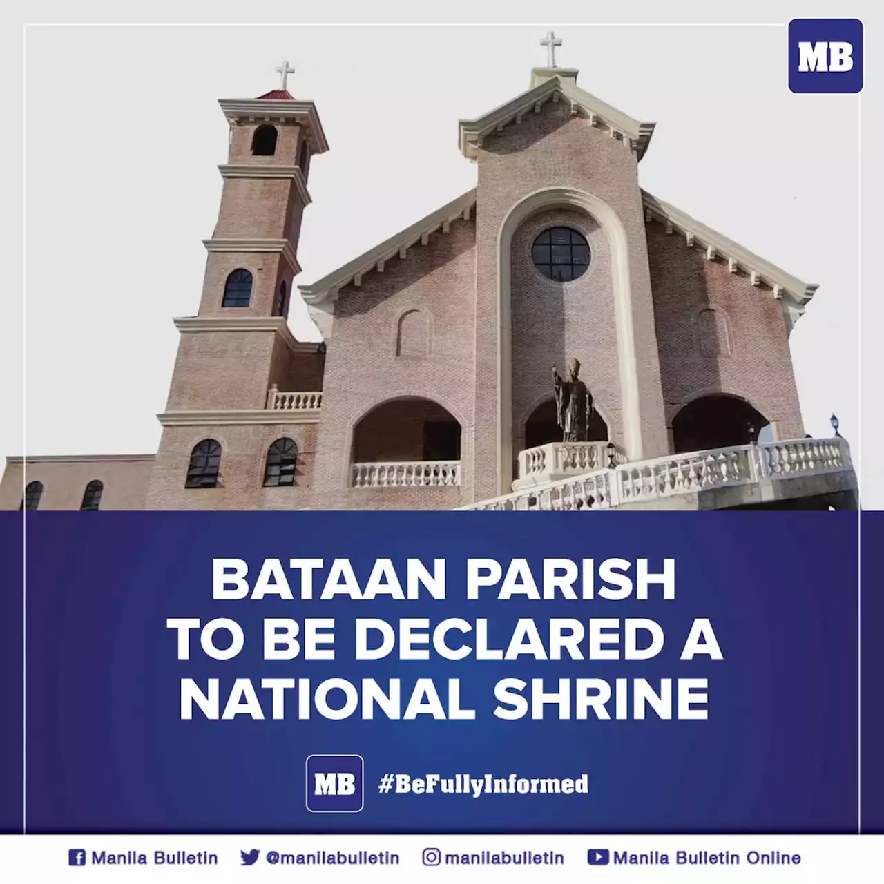 Bataan parish to be officially declared as a national shrine on April 1