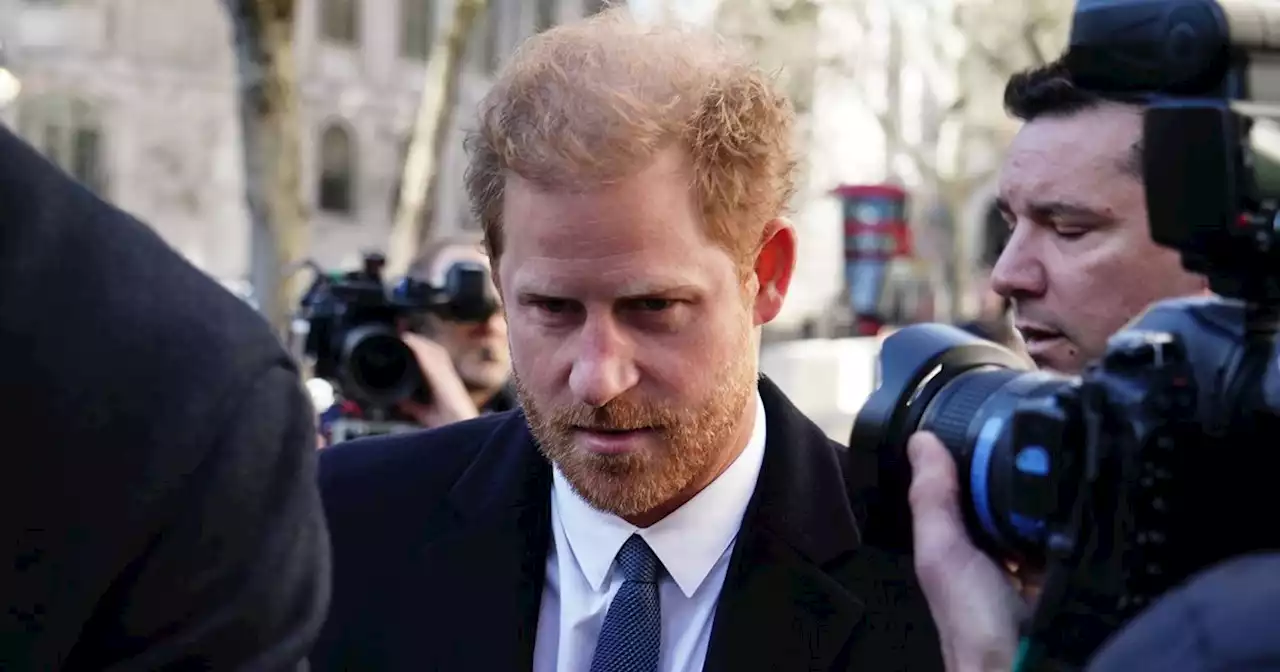 Prince Harry arrives at court for hearing over allegations against Daily Mail