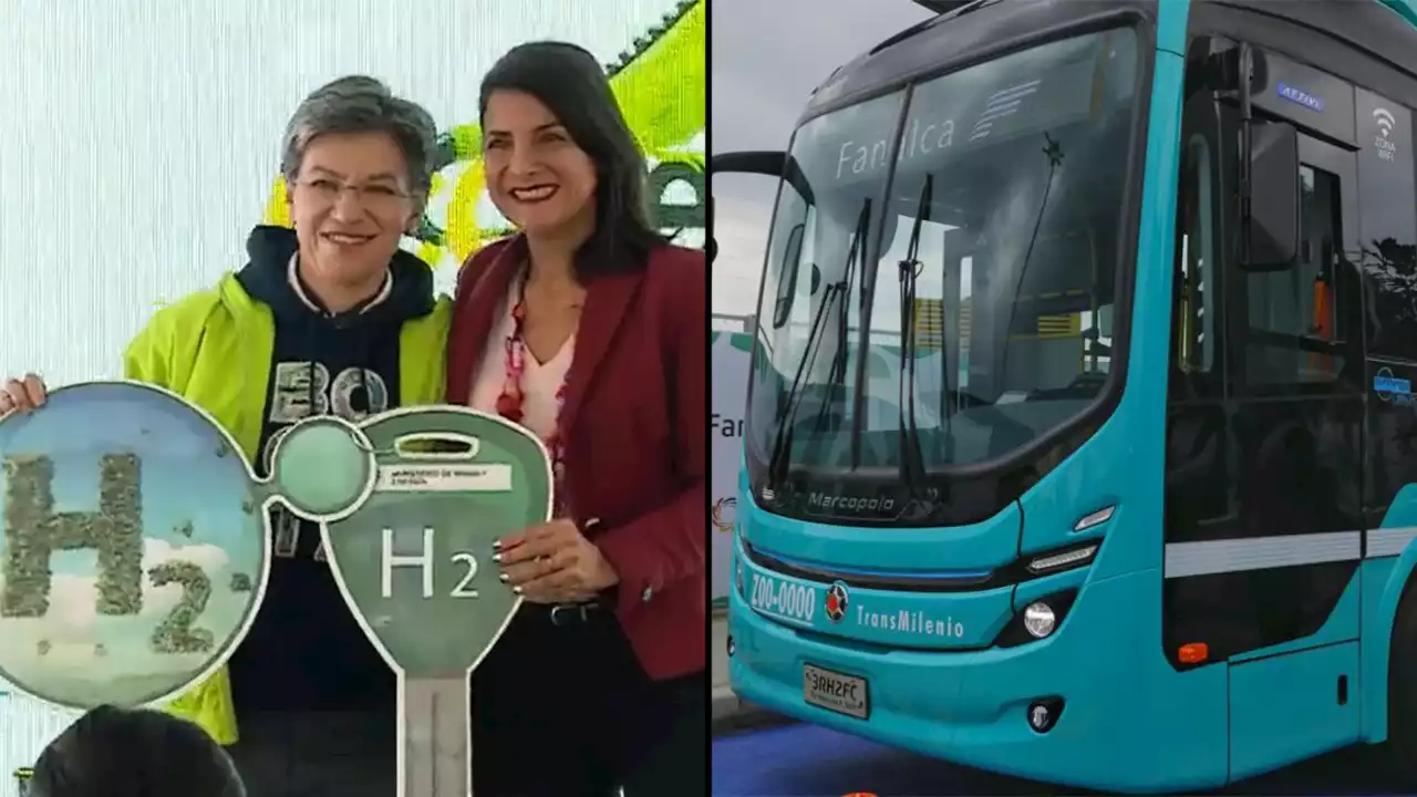 [FOTOS] Así es el primer bus impulsado con 100% hidrógeno para Bogotá