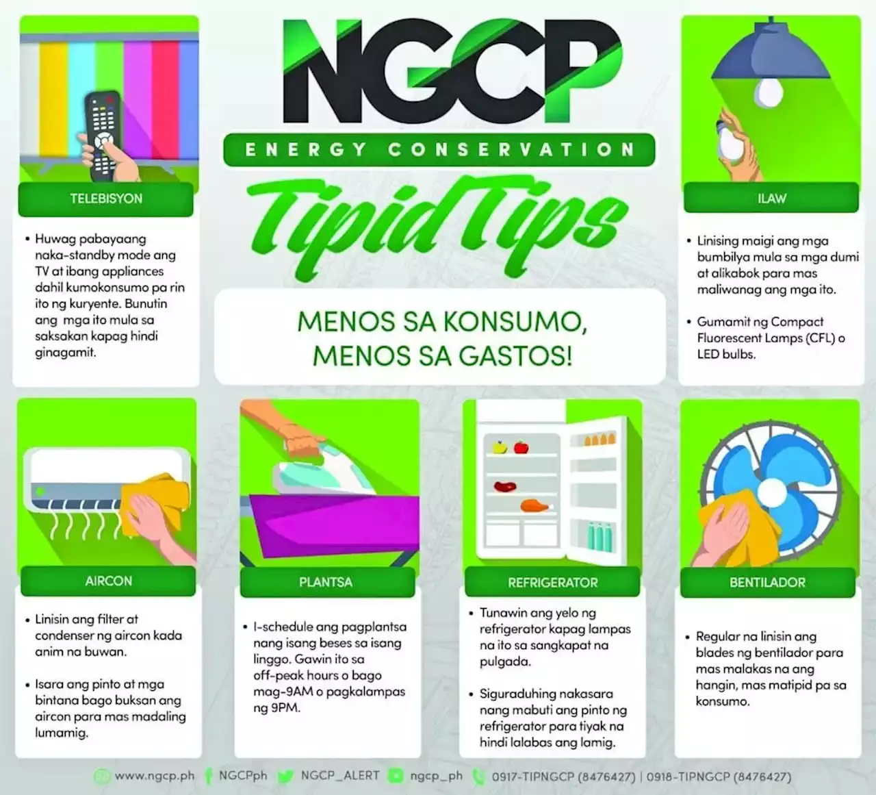 NGCP Energy Conservation: Tipid Tips