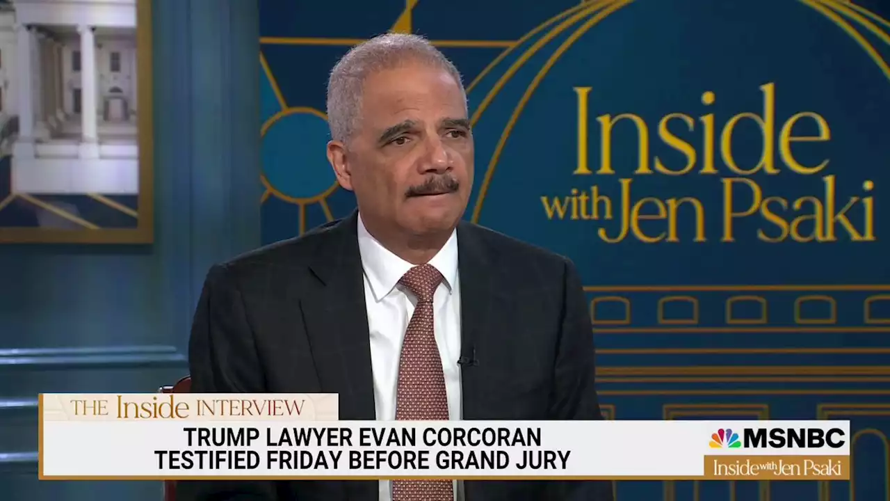 Fmr. Attorney General Holder to Psaki: Jim Jordan’s attacks on Bragg are ‘height of hypocrisy’