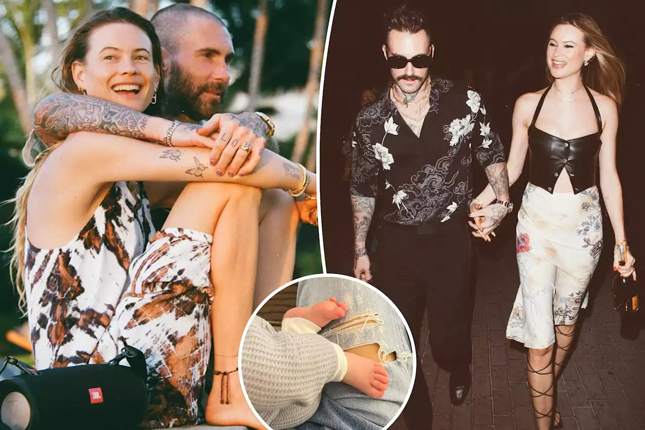 Behati Prinsloo confirms her and Adam Levine’s third baby’s arrival with cute pic