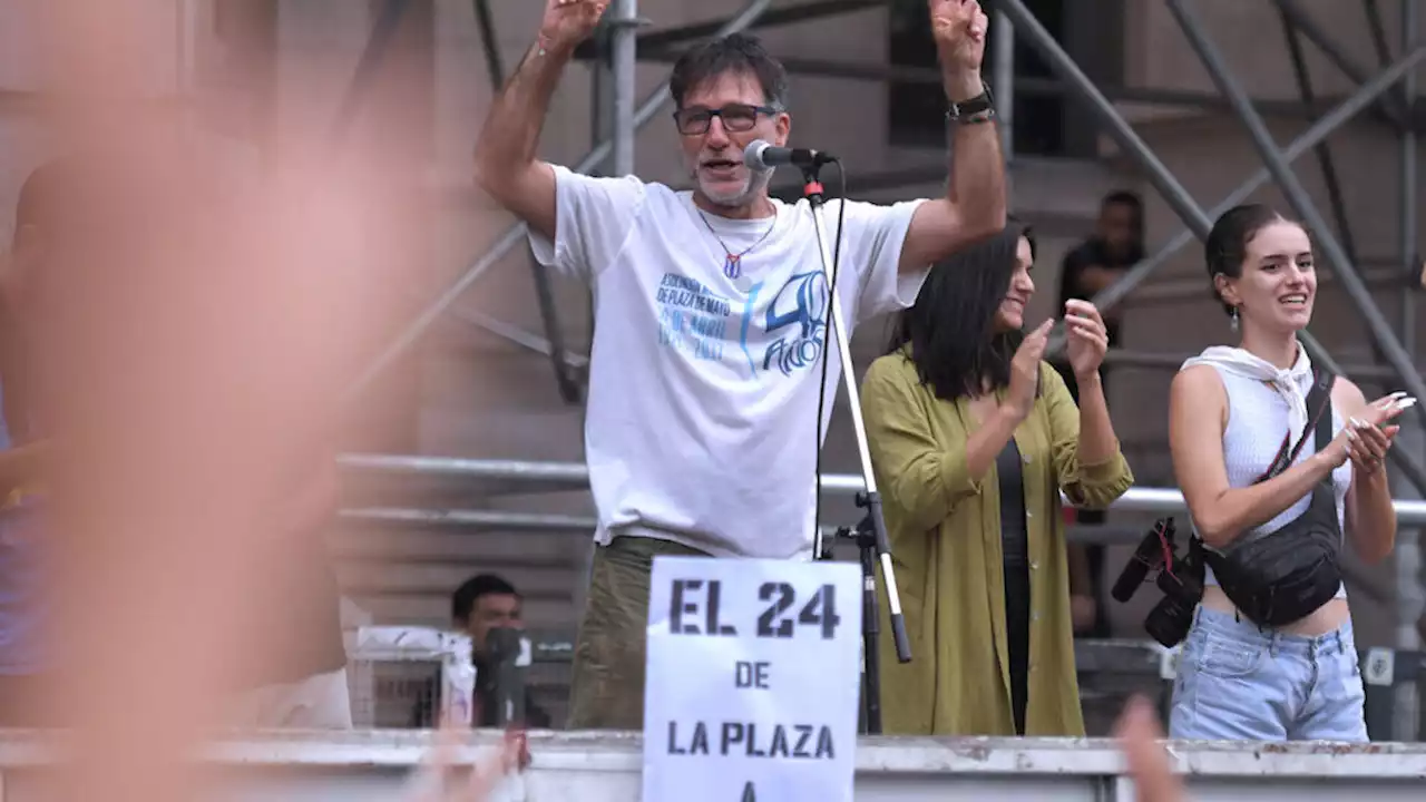 Francisco 'Paco' Olveira: 'Hay que hacer fuerza para que renuncie la Corte Suprema' | Huelga de hambre frente al Palacio de Tribunales