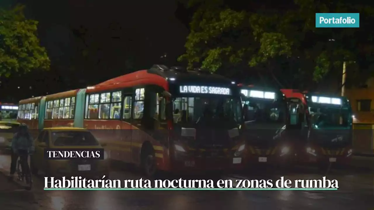 Transmilenio habilitará ruta nocturna para quienes salgan de rumba