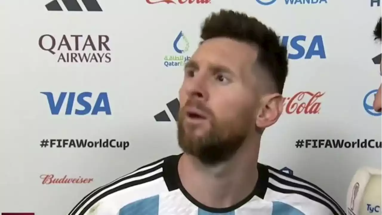 FIFA mostró imágenes inéditas del encontronazo entre Messi y Weghorst