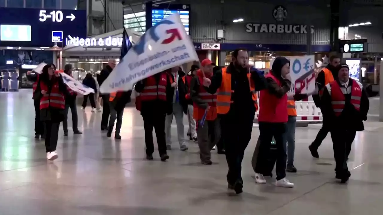 Germany at a standstill as huge strike halts planes and trains