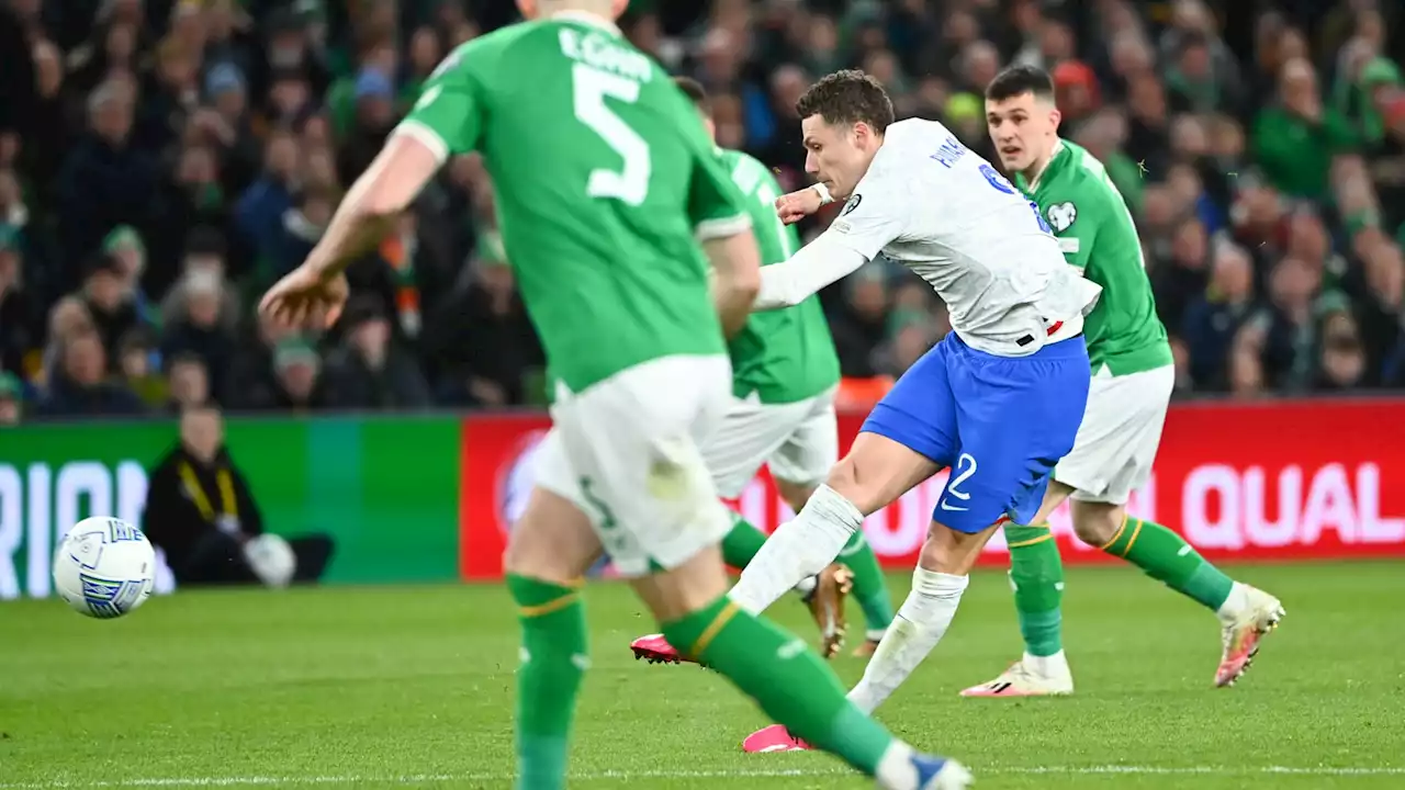 Irlande-France: le pétard de Pavard, qui libère les Bleus pour son retour