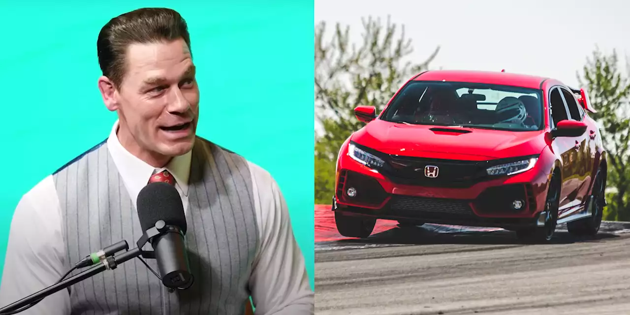 John Cena Daily Drives a Honda Civic Type R