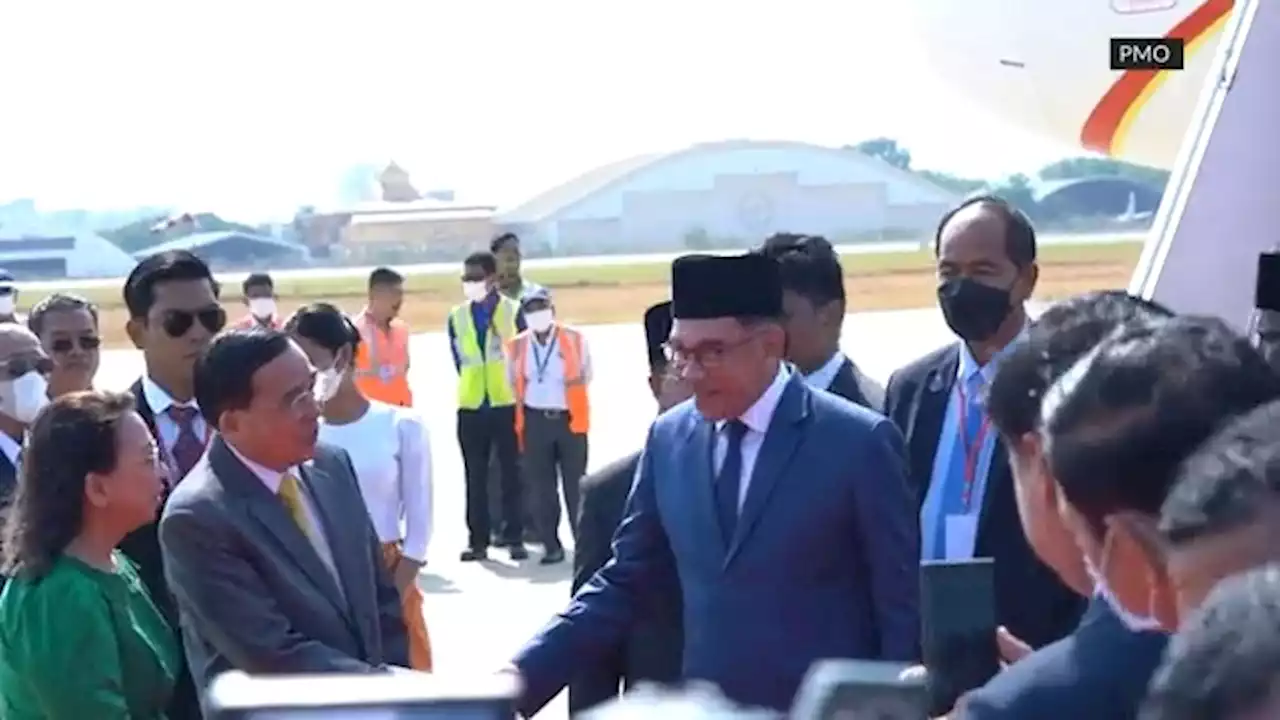 PM Anwar arrives in Phnom Pehn, official visit to strengthen ties