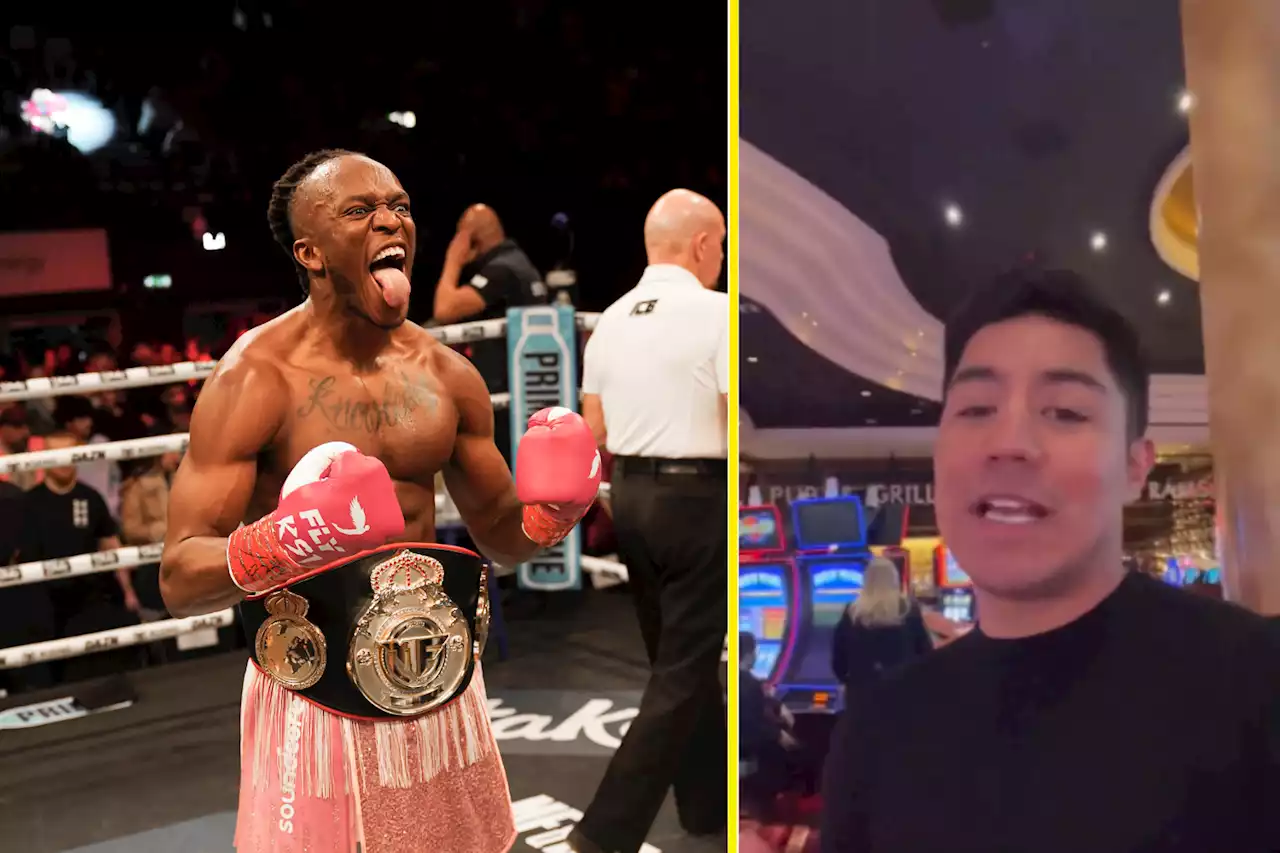 KSI responds to former world champion who says he cannot throw a punch properly