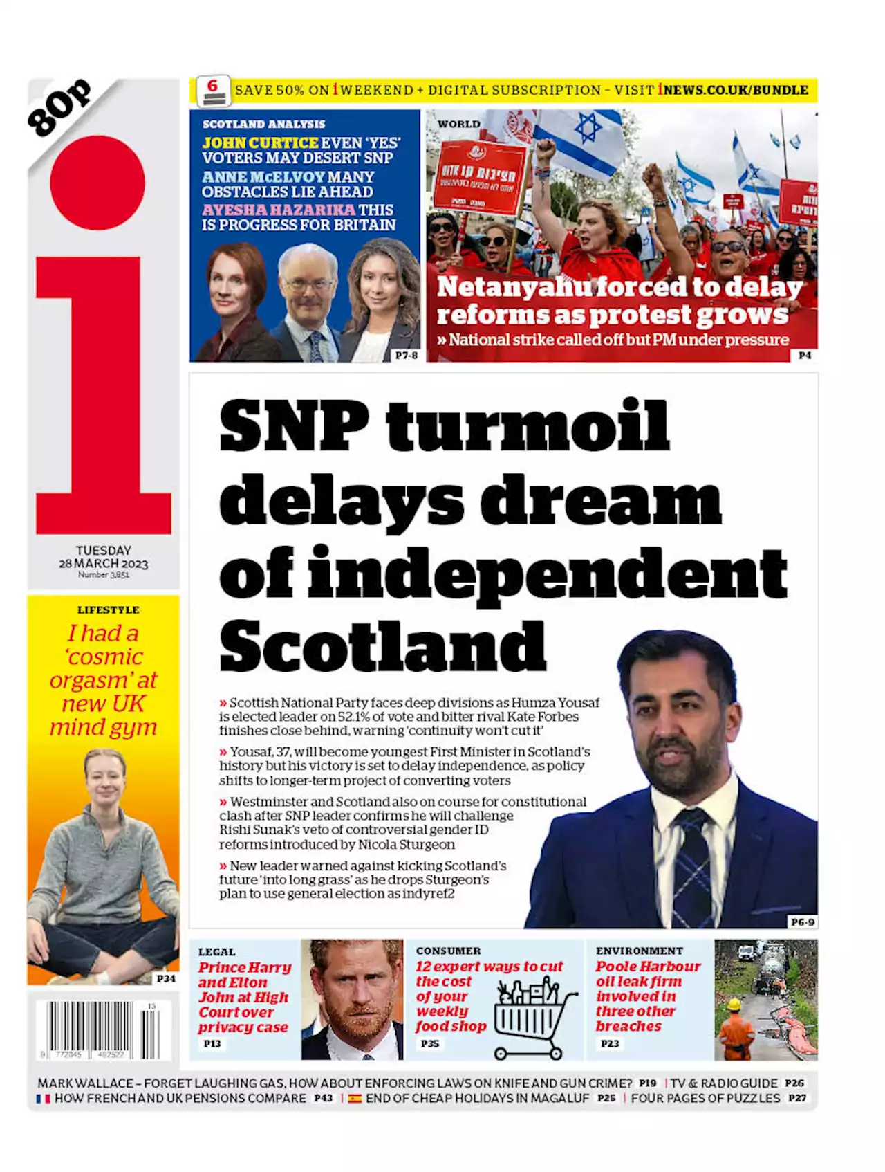 SNP turmoil delays dream of independent Scotland as Yousaf shifts away from referendum demand