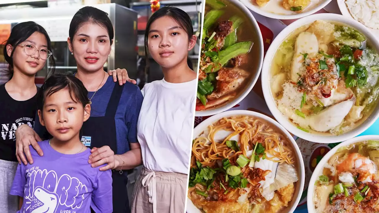 Vietnamese housewife who took over hubby’s stall to support 3 kids after he died from cancer wins fans for her fish soup