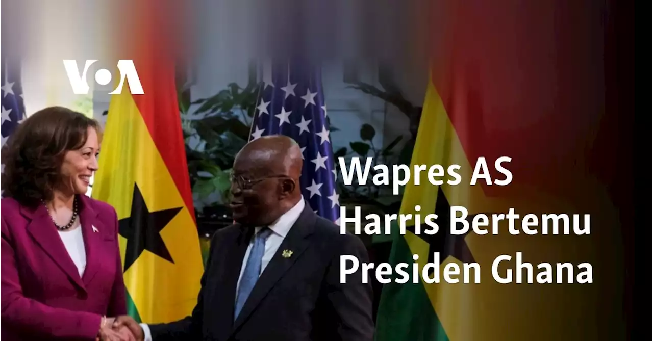 Wapres AS Harris Bertemu Presiden Ghana