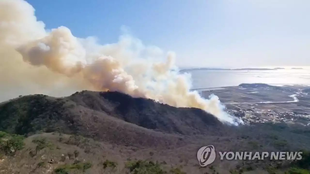 인천 마니산 산불로 22만㎡ 잿더미…경찰, 수사전담팀 구성 | 연합뉴스