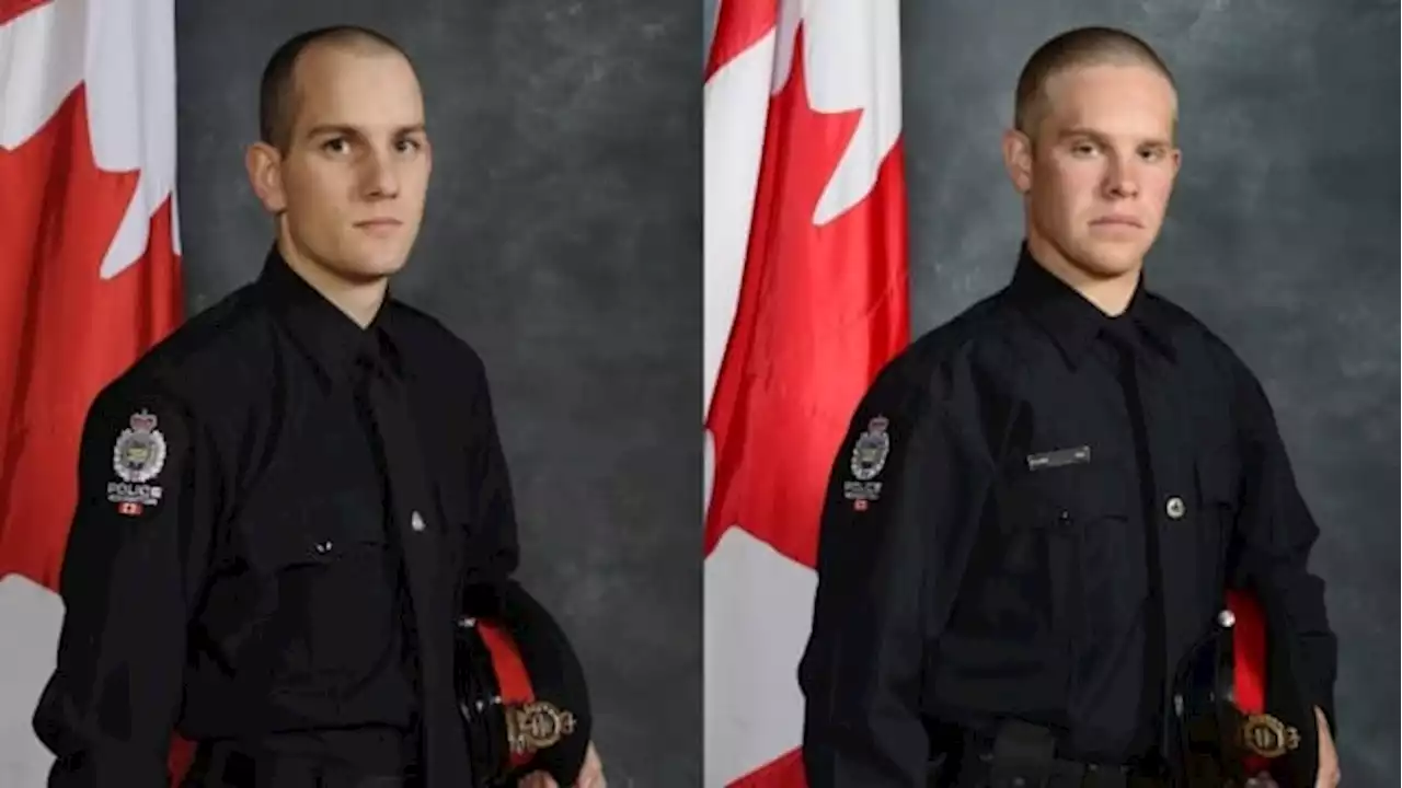 Fallen Edmonton police officers honoured at regimental funeral: 'They were loved' | CBC News