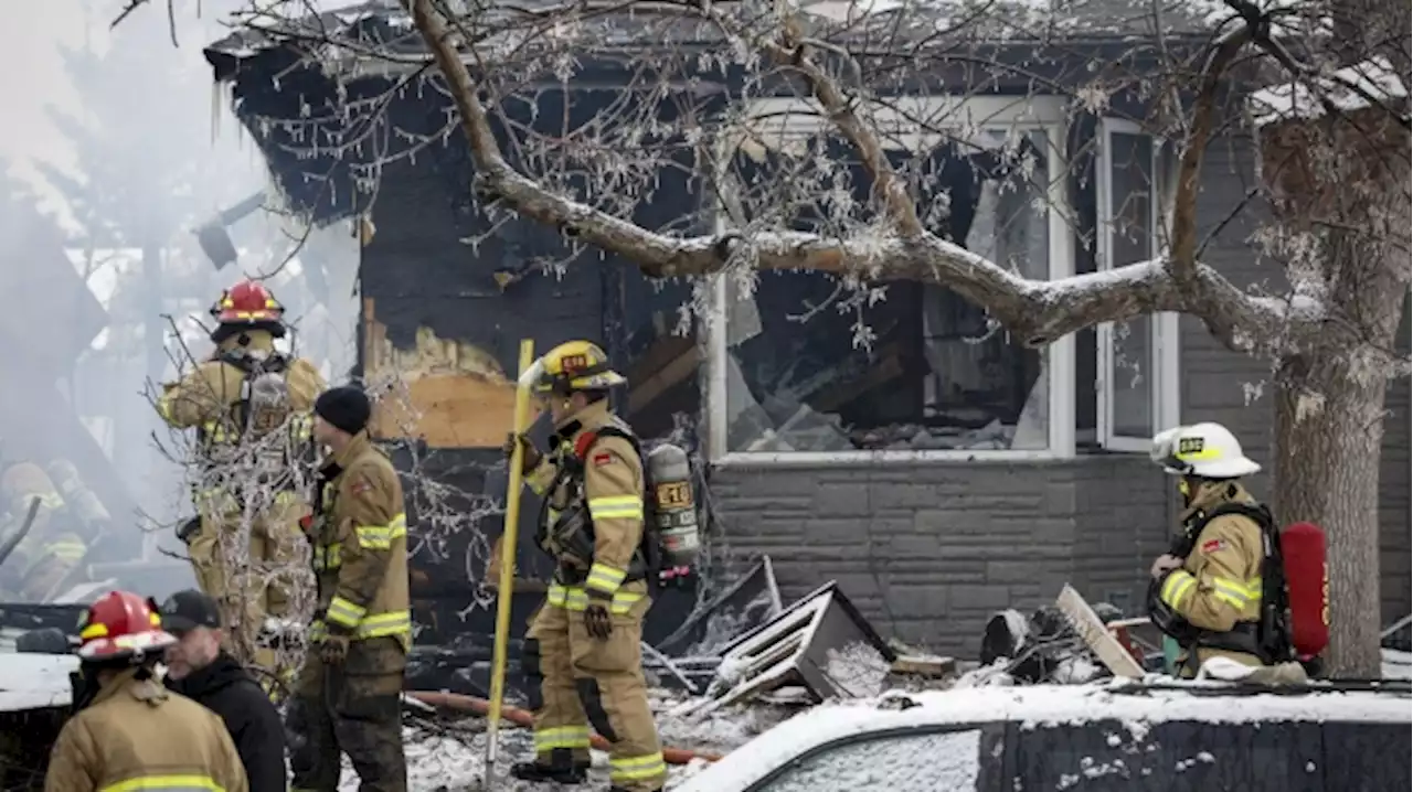 At least 10 injured after explosion destroys Calgary home: fire department