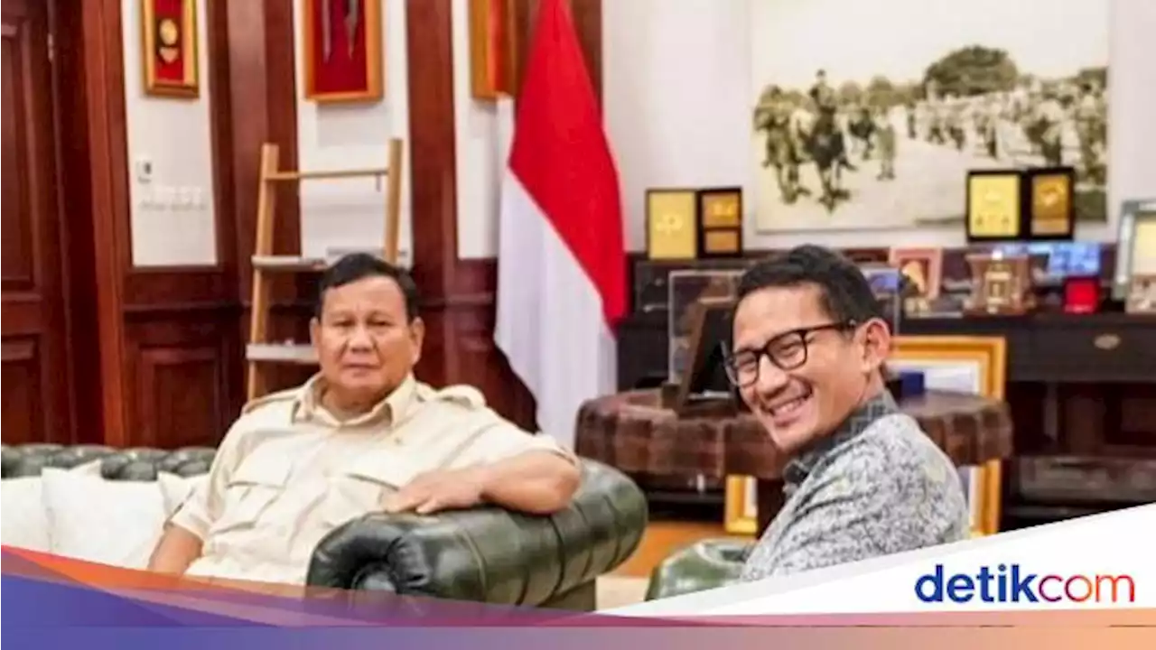 Sandiaga Ungkap Isi Pertemuan dengan Prabowo, soal Capres PPP?