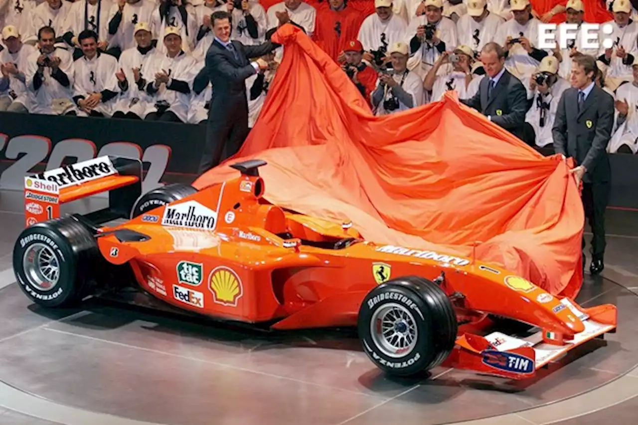 El Ferrari F1-2000 de Schumacher saldrá a subasta en Hong Kong