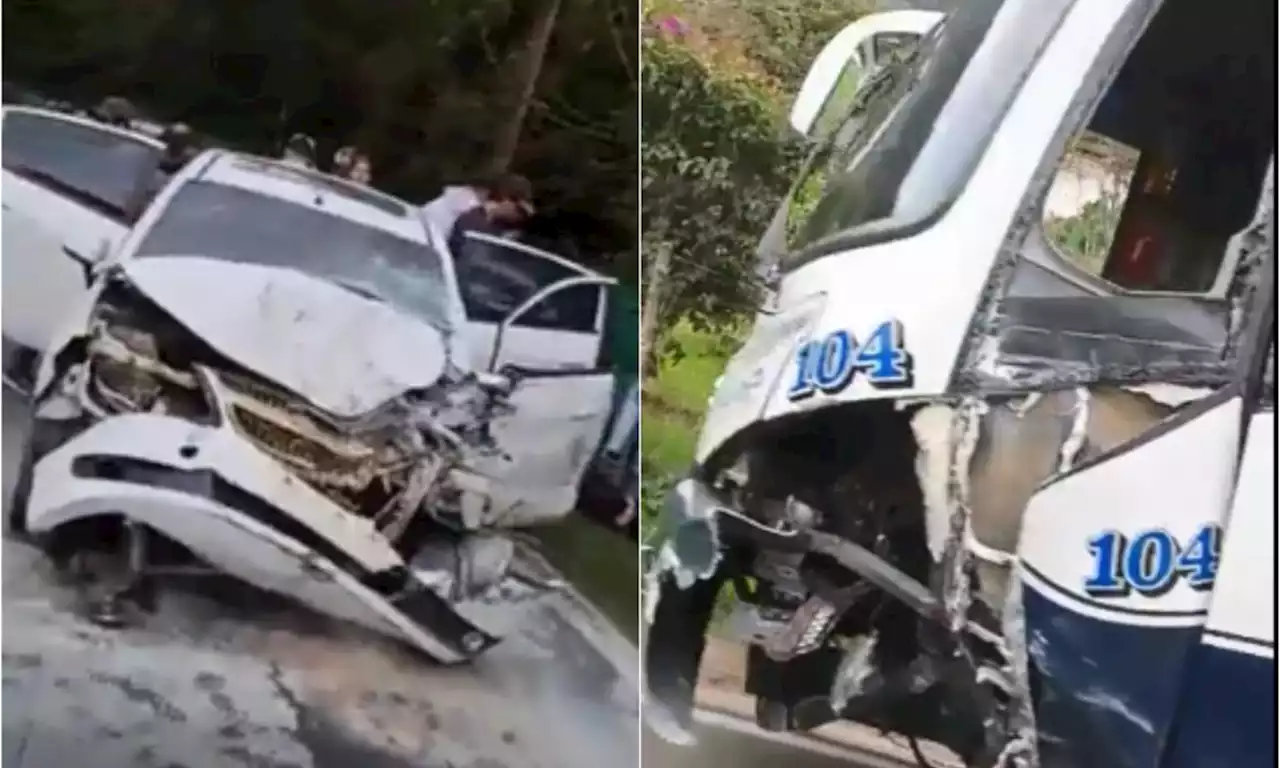 Antioquia: accidente de tránsito en Bello y La Ceja deja siete heridos