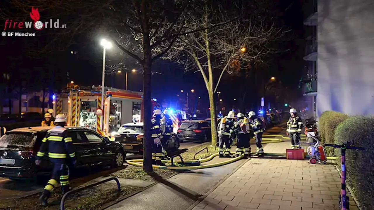 Bayern: Nächtlicher Kellerbrand in der Landshuter Allee in München → 25 Personen evakuiert