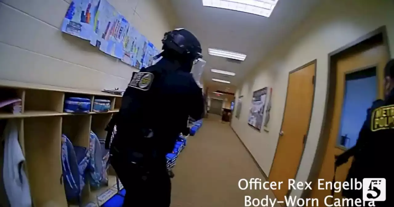 Police release body camera footage of officers taking down the shooter at Nashville school