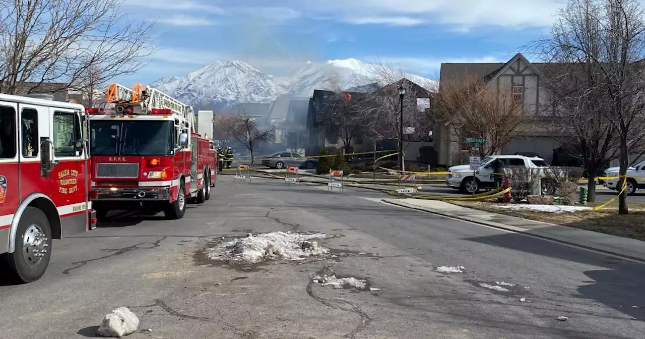 Resident unaccounted for after Spanish Fork home fire