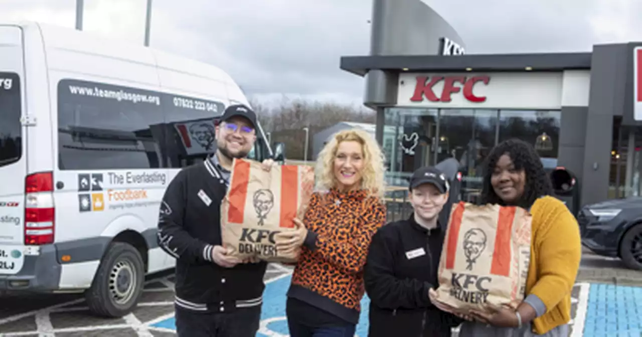 Glasgow KFC's partner with local charity to battle hunger among the community