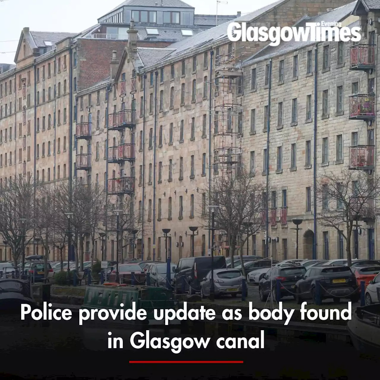 Police provide update as body found in Glasgow canal