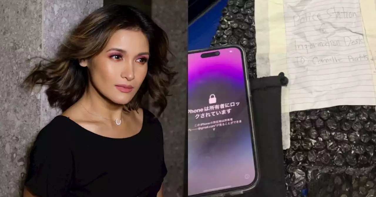 Camille Prats gets her phone back after it was stolen during Blackpink concert