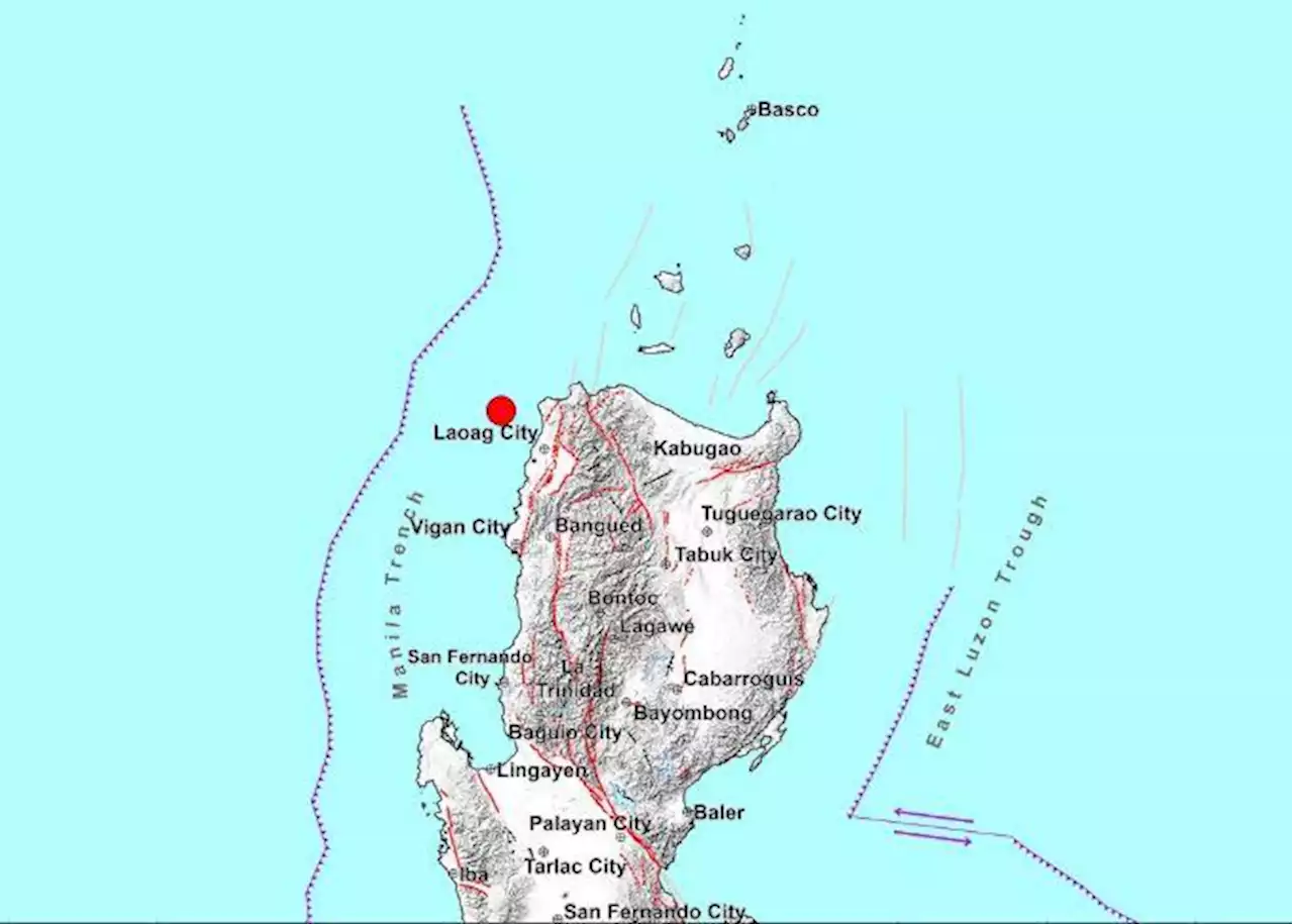 Magnitude 5.1 quake hits Burgos, Ilocos Norte