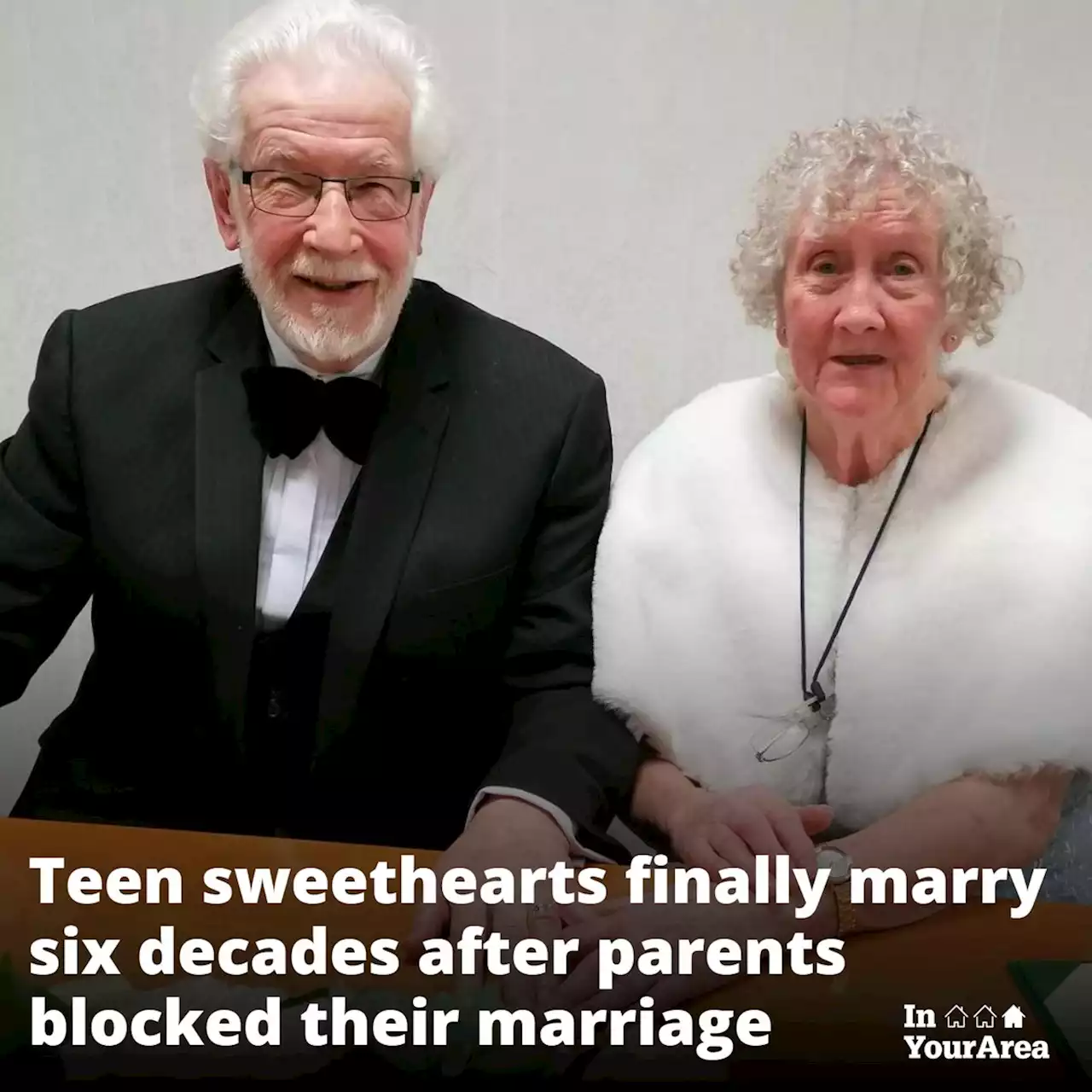 Teen sweethearts finally marry six decades later