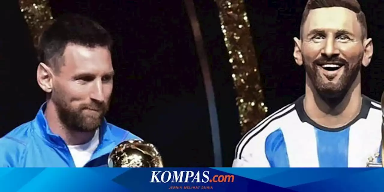 Lionel Messi Diabadikan Jadi Patung, Bersanding dengan Pele dan Maradona