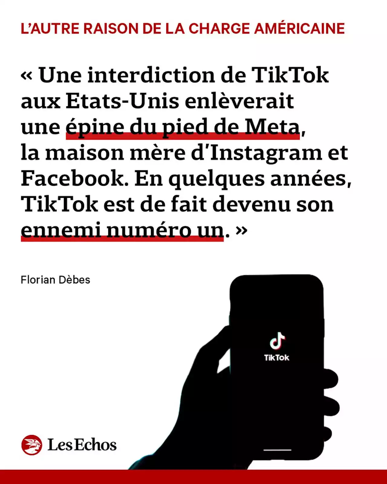 L'autre raison de la charge américaine contre TikTok