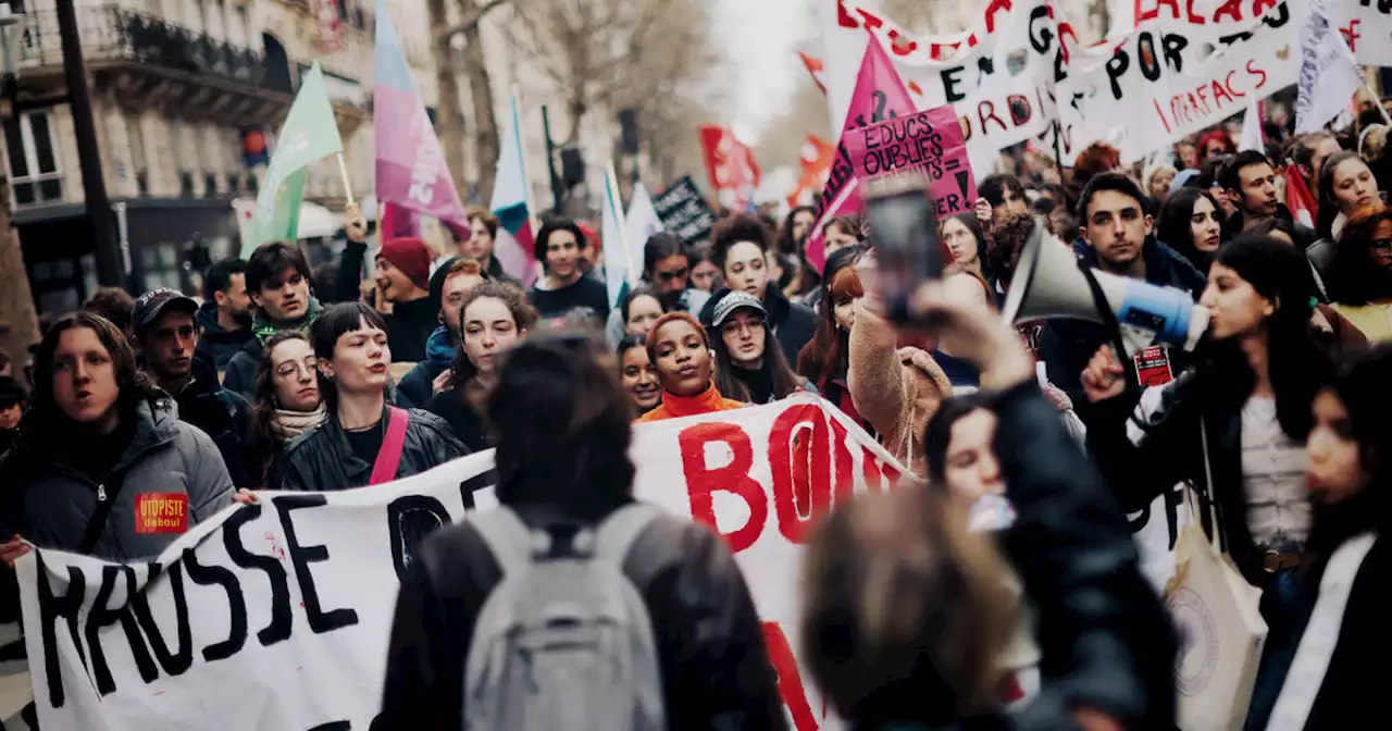 Réforme des retraites : la jeunesse forme les manifs