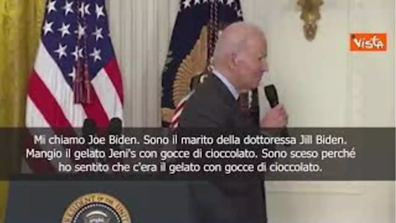 Joe Biden, 'mangio il gelato': le prime parole dopo la strage di Nashville