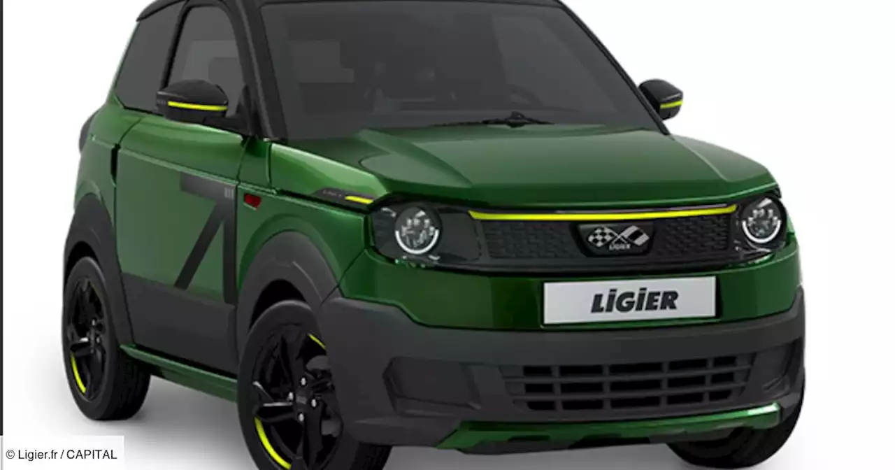 Automobile : Ligier présente sa première voiture électrique sans permis