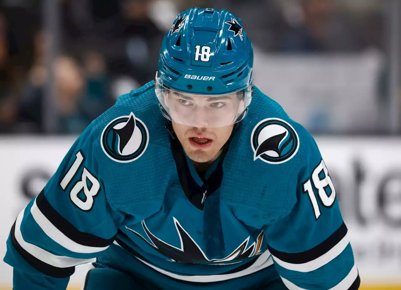 Thrun’s NHL debut on hold; two Sharks wingers could miss rest of season