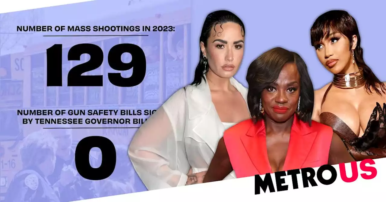 Demi Lovato and Viola Davis lead celebrity outcry to Nashville school shooting