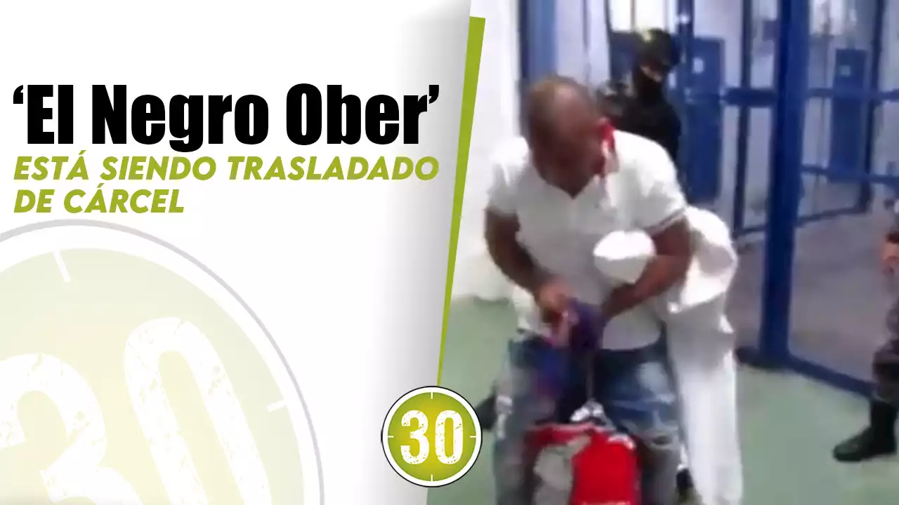 [VIDEO] ‘El Negro Ober’ está siendo trasladado de cárcel | Minuto30