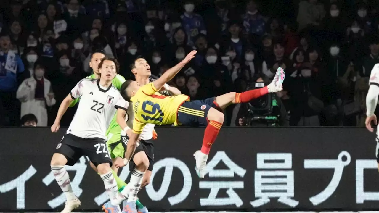 Colombia venció a Japón en Osaka: el increíble golazo de chilena de Rafael Santos Borré