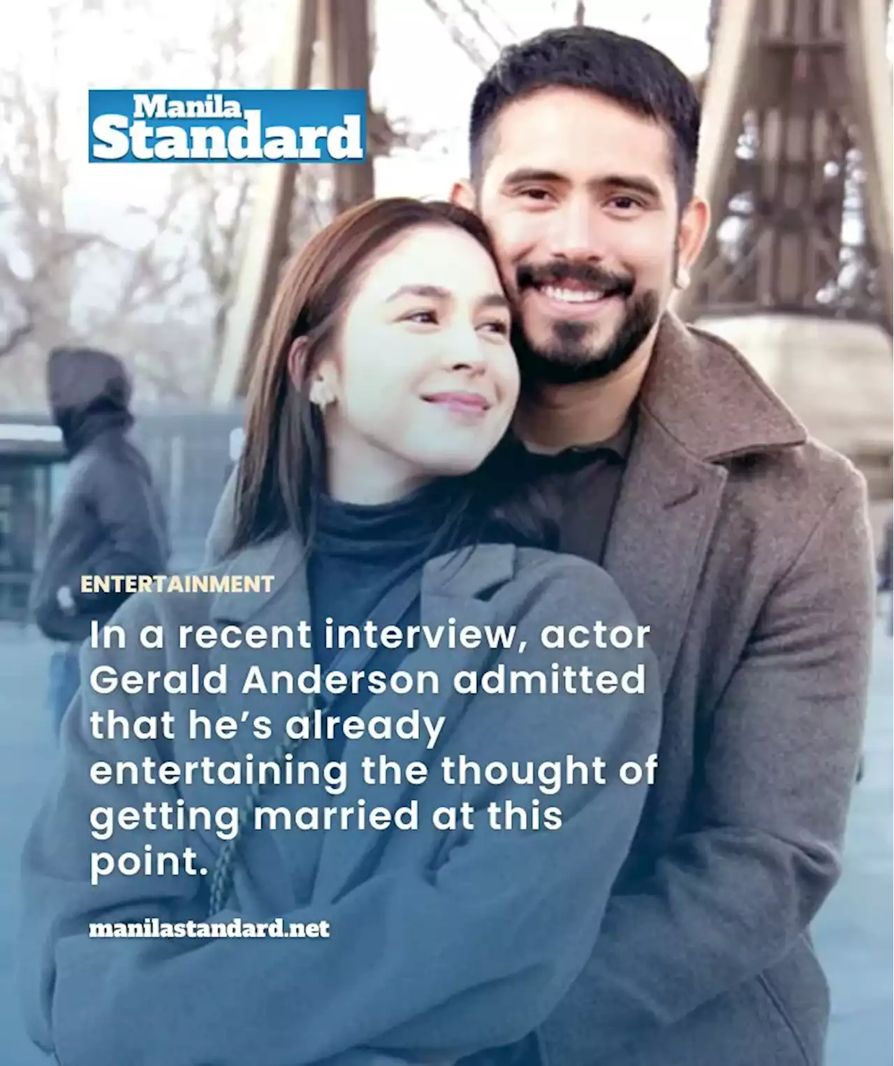 Is Gerald Anderson ready to marry Julia Barretto?