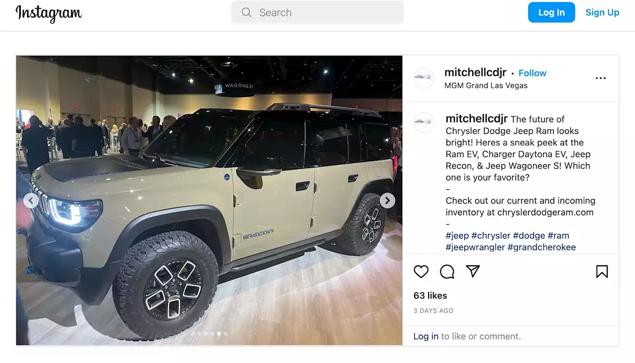 New All-Electric Jeeps Leak Out of Stellantis Dealer Meeting