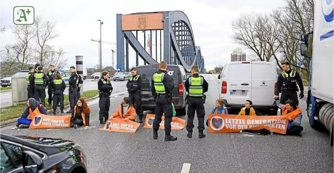 Zehn Tage Gewahrsam für Klimaaktivisten nach Blockaden in Hamburg