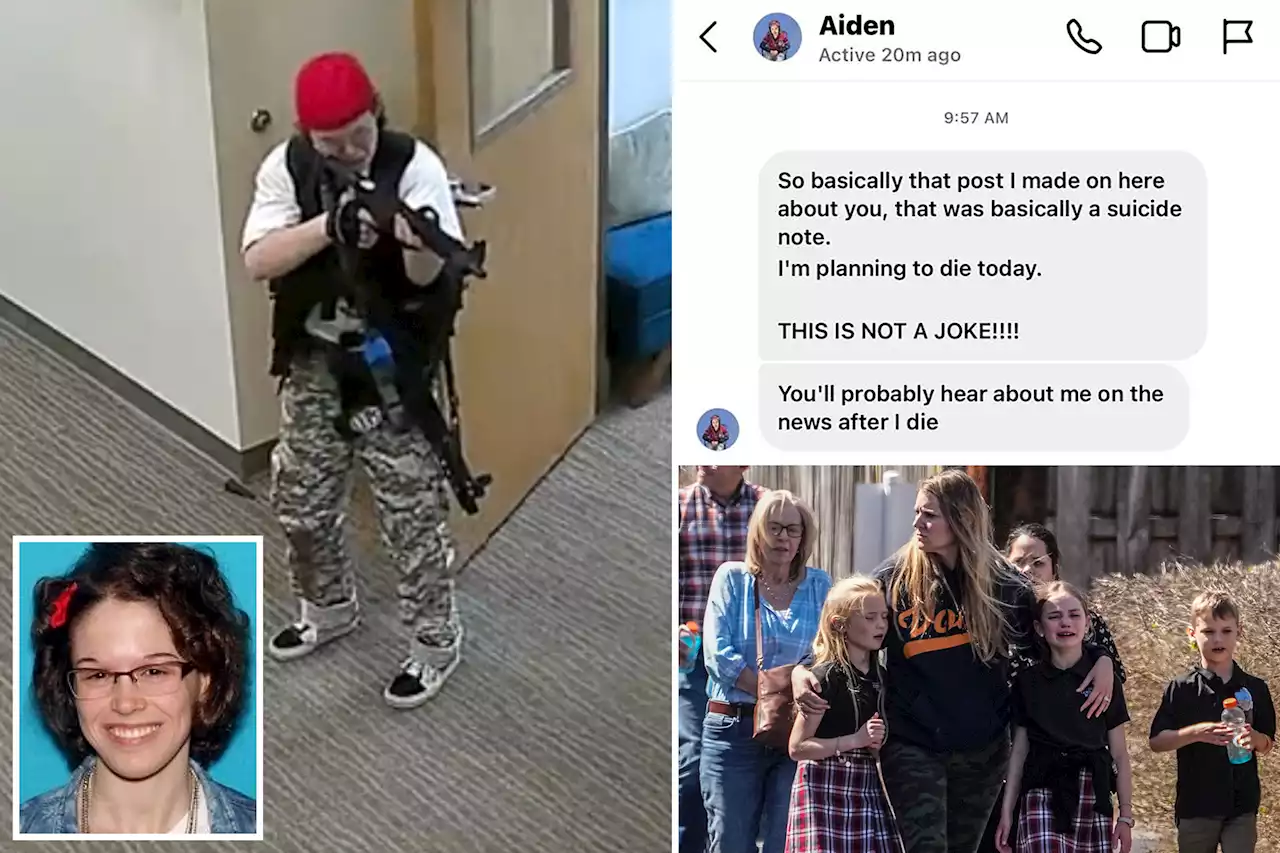 Nashville school shooter’s chilling final messages to pal revealed: ‘I’m planning to die’