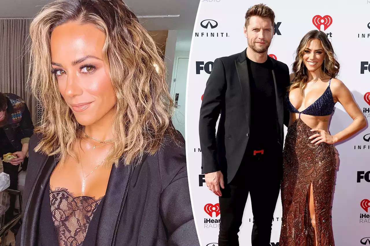 Jana Kramer makes red carpet debut with Allan Russell at iHeartRadio Music Awards